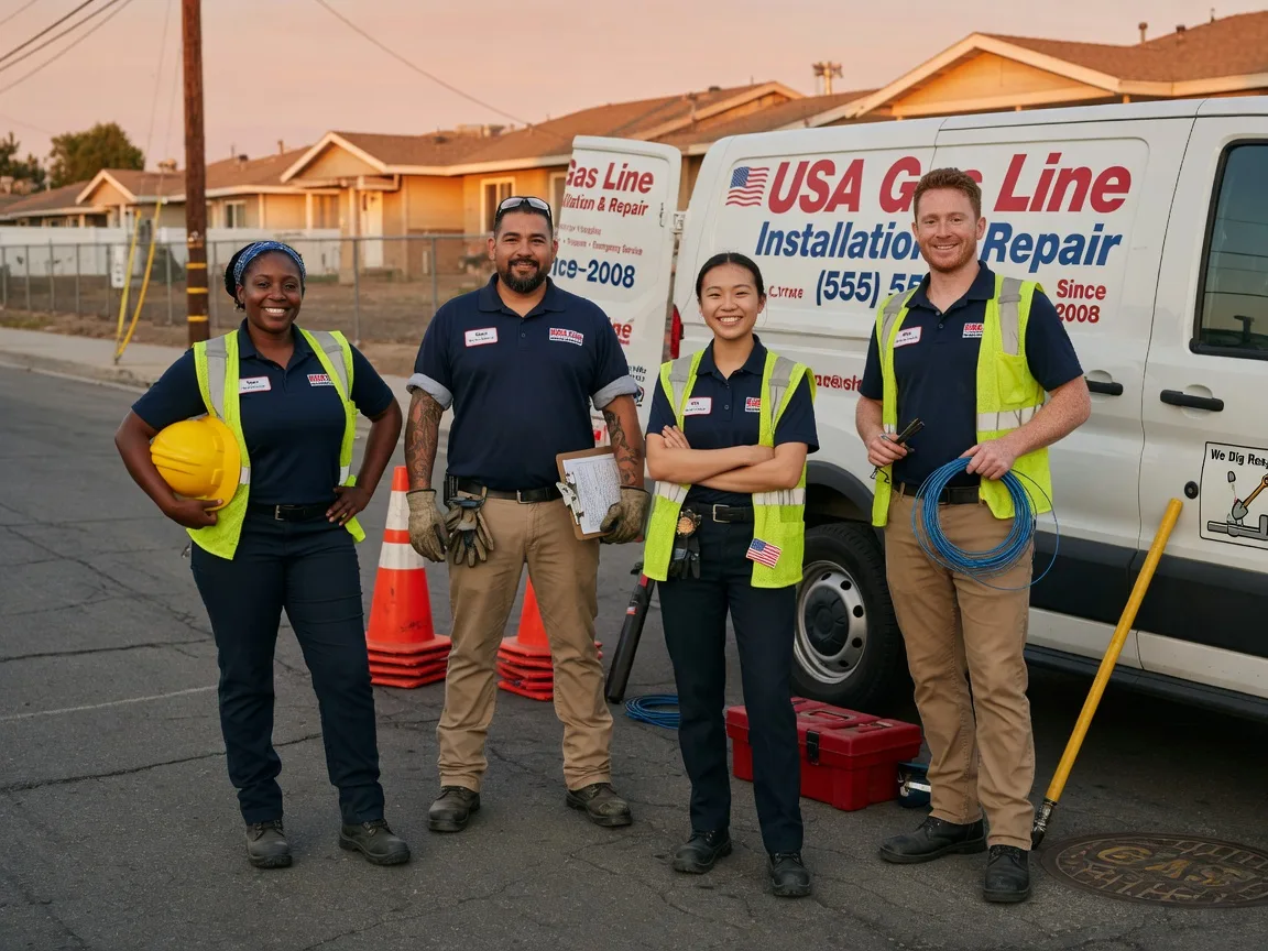 Gas Line Installation company in Armona, CA